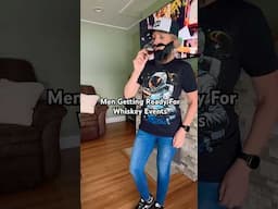 Men getting ready for whiskey events #grwm #whiskey #bourbon #short