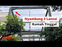 Rumah Tinggal 3 Lantai, Full Konstruksi Baja
