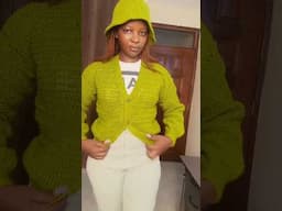 Crochet V-neck Cardigan. The Tutorial is Available