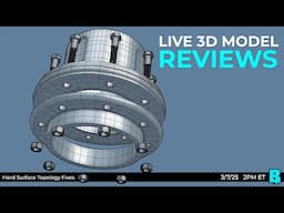 Hard Surface Topology Fixes – Live 3D Model Reviews