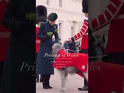 ROYAL NEWS! Princess of Wales at the Irish Guard's St. Patrick'sDay Parade. #stpatricks #royal