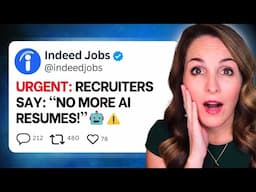 STOP Copying ChatGPT Resumes | DO THIS INSTEAD IN 2025!
