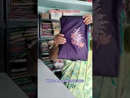 Simple Aari Work Blouse Design Customized by Iraivi, Erode.. WhatsApp @9629762795 #aariwork #blouse