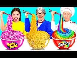 Me vs Grandma Cooking Challenge | Who Wins the Cooking War by AZaZa Challenge