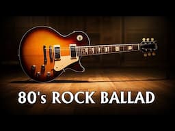 80's Rock Ballad Backing Track Dm 80 bpm