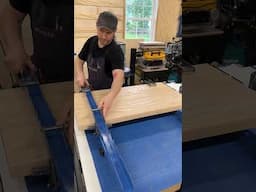 Adam demonstrates how he glues up a large, dead flat panel using Rockler’s Deluxe Panel Clamps!