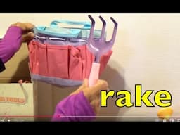 KIDS GARDENING TOOLS / LEARN TOOLS NAMES / EDUCATIONAL TOY Unboxing / Preschool, K-2 / GROW PLANTS