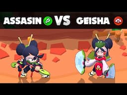 KAZE ASSASSIN vs KAZE GEISHA | 1 vs 1 | Brawl Stars