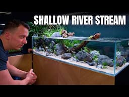 BUILDING A 120CM SHALLOW RIVER AQUASCAPE! Part two!