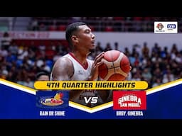 RAIN OR SHINE vs. BRGY. GINEBRA | 4TH QUARTER HIGHLIGHTS | PBA SEASON 49 PHILIPPINE CUP