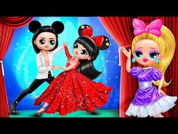 ¡Minnie y Mickey Mouse Se Convirtieron En Bailarines De Salón! Manualidades Con Muñecas De LaLiLu