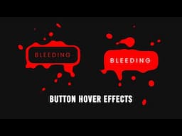 Create Stunning Bleeding Button Hover Effects with SVG & JavaScript | Tutorial