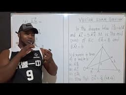 Vector paper 2 exam question.