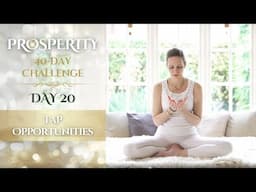 Day 20 | Tap Opportunities | 40-Day Prosperity Challenge with Mariya