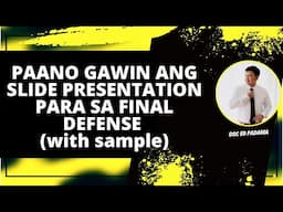 FINAL DEFENSE SLIDE PRESENTATION (WITH SAMPLE)