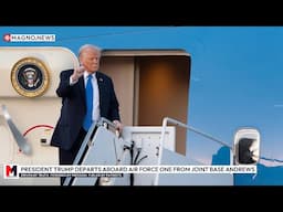 President Trump departs for Alabama aboard Air Force One from Join Base Andrews in Maryland [LIVE]