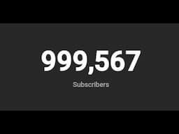 1,000,000 subscribers stream!