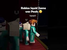 Roblox Squid Game was Peak.. 😌 #roblox #squidgame #squidgame2 #memes #shorts #fyp #viralvideo #funny