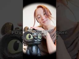POV: Newborn Opens Their Eyes Meets Toothless Dragon