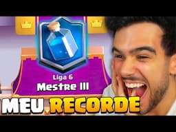 GANHEI 43 PARTIDAS E CHEGUEI NA MINHA LIGA MAIS ALTA DO CLASH ROYALE!!