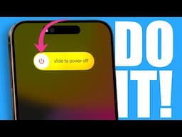 Turn OFF Your iPhone for 5 Minutes - WHY You Must !