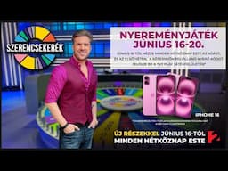 Június 16-tól vadonatúj évaddal és nyereményjátékkal érkezik a Szerencsekerék a TV2-n!
