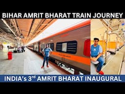 BRAND NEW AMRIT BHARAT EXPRESS INAUGURAL Train JOURNEY in SLEEPER CLASS | Bihar to Mumbai FASTEST