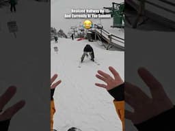 Somehow, I Always Get Lucky! #snowboarding #skiing #lost #cursed #fail #slam #snow #lol #glove #fun
