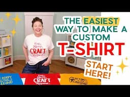 *BEST* Cricut Iron-on Vinyl Tutorial: Custom HTV T-shirt For Beginners!