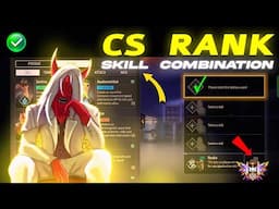 CS rank Best Combination 2025 | Best character combination in Free Fire | CS rank combination 2025