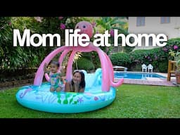1st Birthday preparations & new toys for our screen-free baby 💐 | Mom life at home