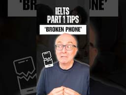 IELTS Speaking Sample Answer  - What would you do if your phone broke?