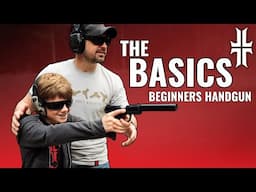 John Lovell Teaches His Son How To Shoot Handgun