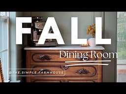 Cozy Fall Dining Room - Part 1