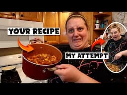 Making my Subscriber's CASSEROLE Recipes!