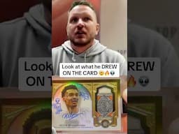 WEMBY DREW ON HIS OWN TRADING CARD?! 🤯🎨