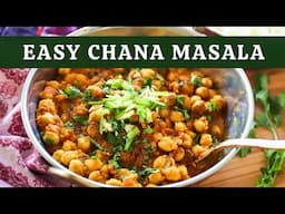 Chana Masala | Easy and Authentic 🌶️