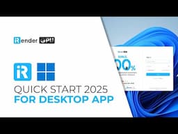 Quick Start 2025 for Desktop App| iRender Cloud Rendering