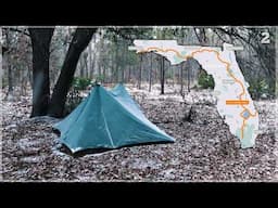 Getting Stuck Camping in a Florida Snowstorm! - Florida Trail Thru Hike 2