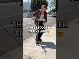 These scooter tricks from Juzzy Carter are 🤯🛴 #shorts #shortvideo #fyp #reels #sports #skate