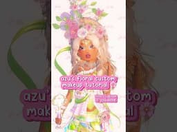 MY FLORAL PETAL CUSTOM MAKEUP TUTORIAL- DRESS TO IMPRESS 🌸 #roblox #dresstoimpress #dti