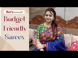 Budget Friendly Sarees Collection From Rai's Fashions (13JUL)