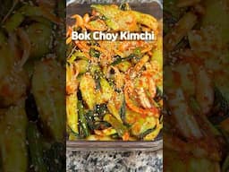 Bok choy kimchi is this easy and delicious?! You’ve got to try this! ✨#shorts
