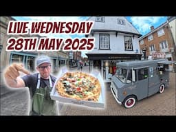Live and direct from the Pizza truck Wednesday 28th May 2025