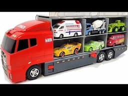13 Types Cars Tomica☆ Tomica opening and put in big Okatazuke convoy!