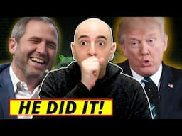 XRP JUST IN! RIPPLE CEO JUST SHOCKED EVERYONE!! THE SEC JUST APPROVED TRUMP!! BIG MONEY BUYING NOW?