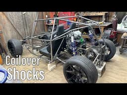 Installing the Shocks - Ninja H2 Street Legal Crosskart Build - Part 5