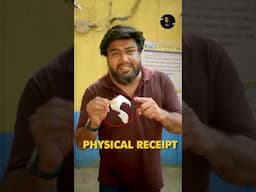 Never touch these receipts #anujramatri #sustainability