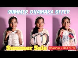 Summer Dhamaka Offer Free Shipping for New Customers #summer #sale
