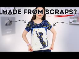 How to make a UNIQUE and INTERESTING scrappy t-shirt?